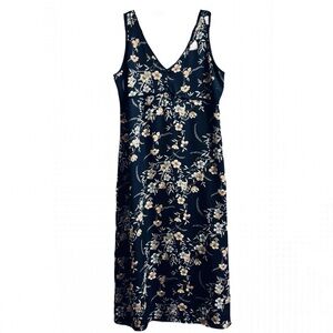 Womens Old Navy Floral V-Neck Slip Dress